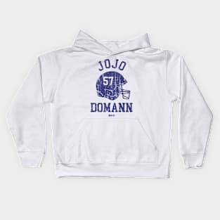 JoJo Domann Indianapolis Helmet Font Kids Hoodie